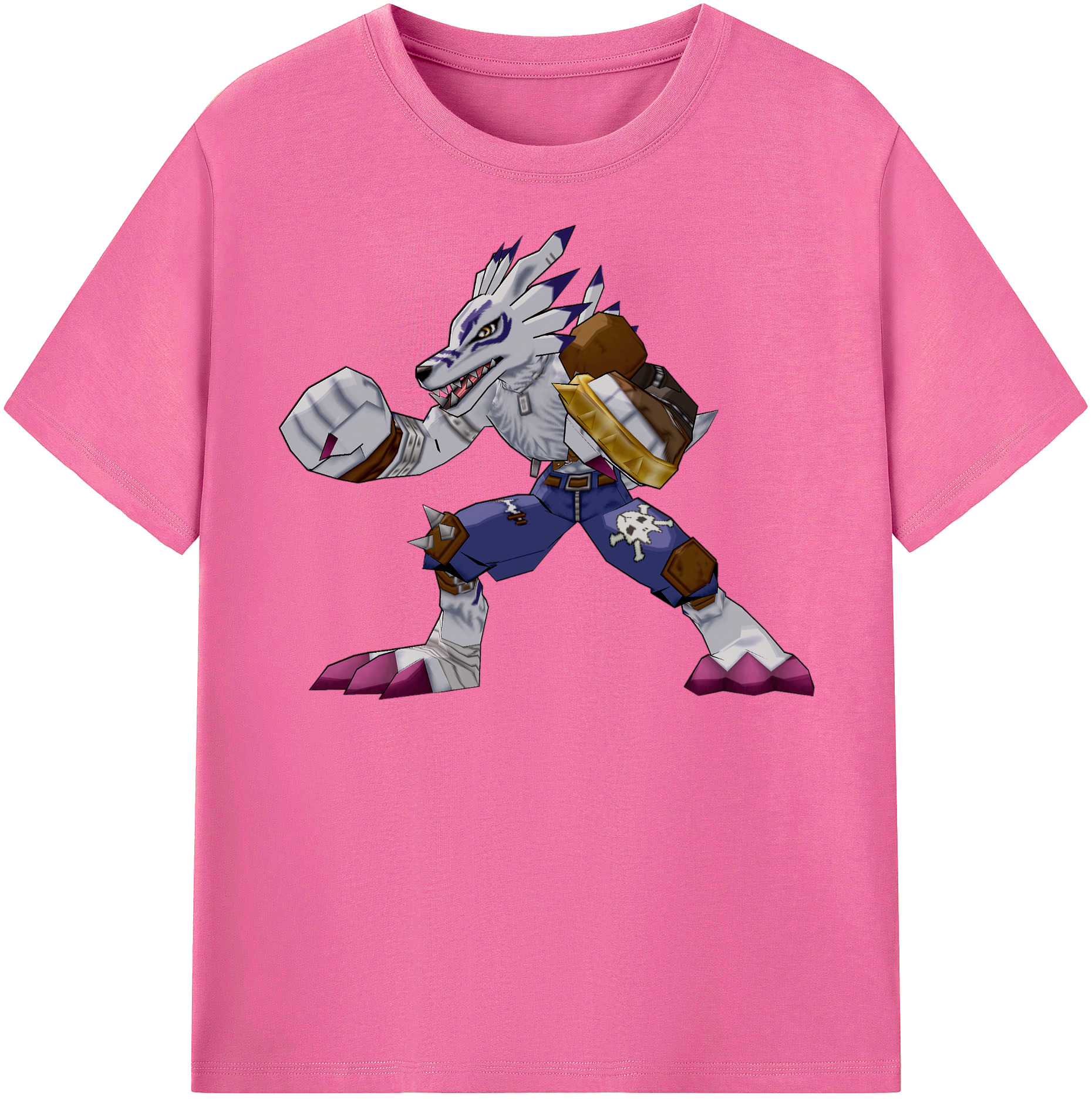 （画像用） Digimon デジタルモンスター/デジモン レディースカジュアルプリントTシャツ（綿100％）